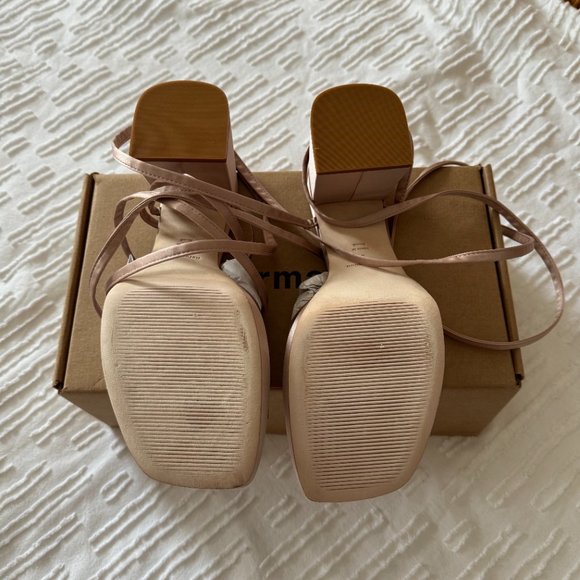 Reformation Magda Ankle Tie Platform - Picture 5 of 7